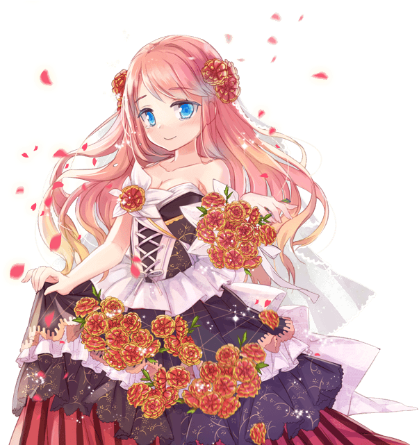 Arousal Flower - Marigold - Anime (960x640), Png Download