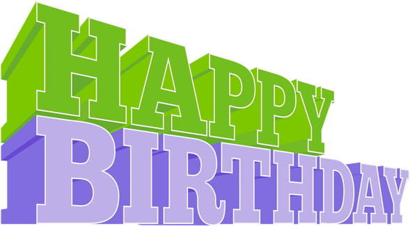 Happy Birthday Png Image - Happy Birthday Png Logo (600x330), Png Download