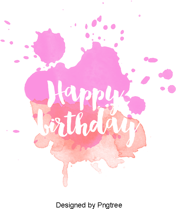 Drawing Ink Happy Birthday, Birthday Clipart, Art Birthday (800x800), Png Download