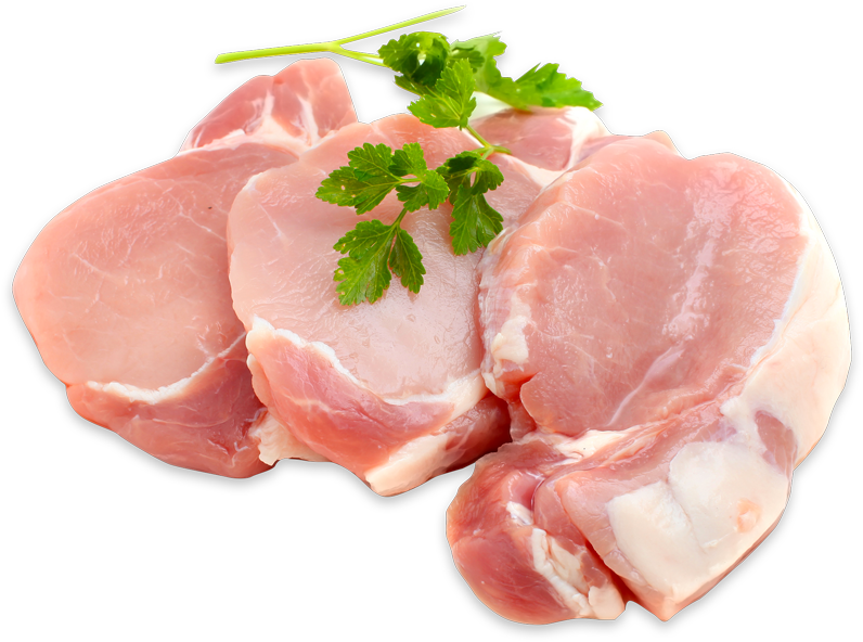 Frozen Boneless Pork Loin Roast - Pork Steak (1000x1000), Png Download
