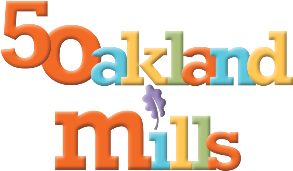 Download Oakland Mills 50th Birthday Logo Stacked Png Oakland Mills