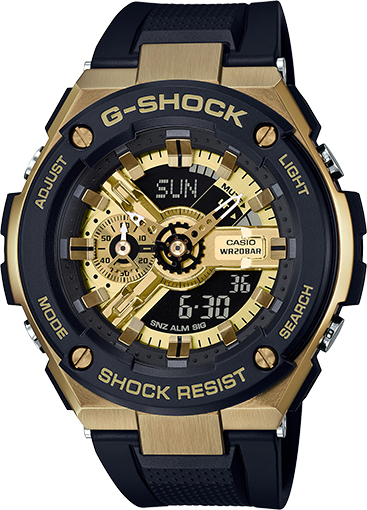 G Shock Gst400g 1a9 - G Shock G Steel (367x510), Png Download