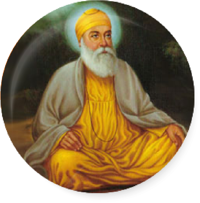 Guru Nanak Devi Ji Png Photos - Guru Nanak (891x949), Png Download