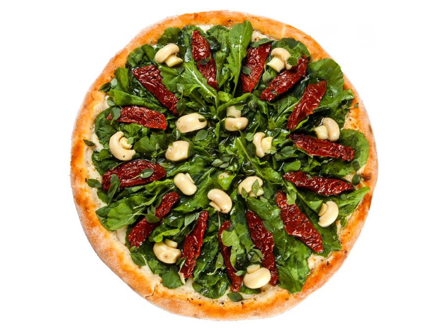 Download Vegetarian Food Clipart California-style Pizza - Pizza (900x686), Png Download