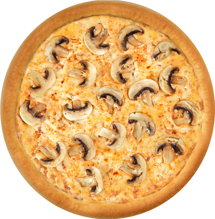 Mushroom Pizza - Chicken Mushroom Pizza Png (873x873), Png Download