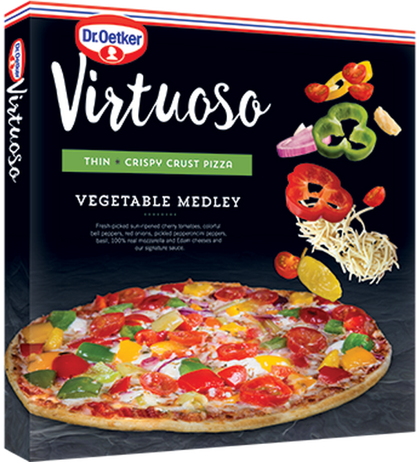 Dr Oetker Virtuoso Pizza (636x668), Png Download
