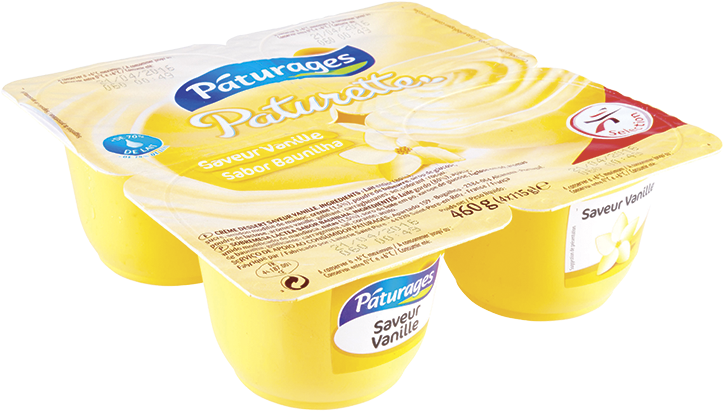 0675 Cd Vanille 4x115g Paturages - Box (800x800), Png Download