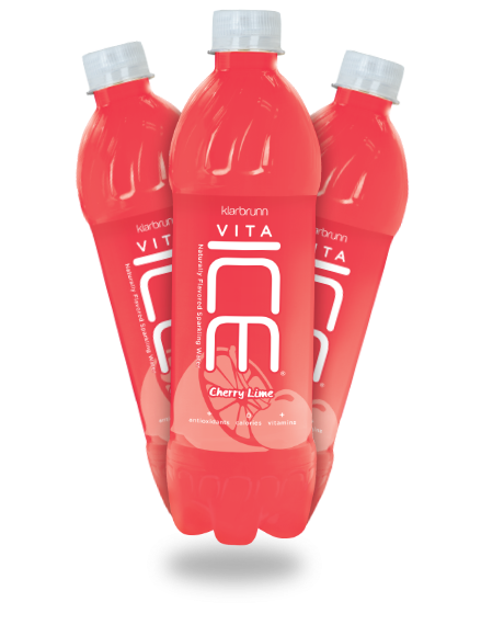 What's Really In Vita Ice Sparkling Drink - Klarbrunn Vita Ice Strawberry Lemonade (509x600), Png Download