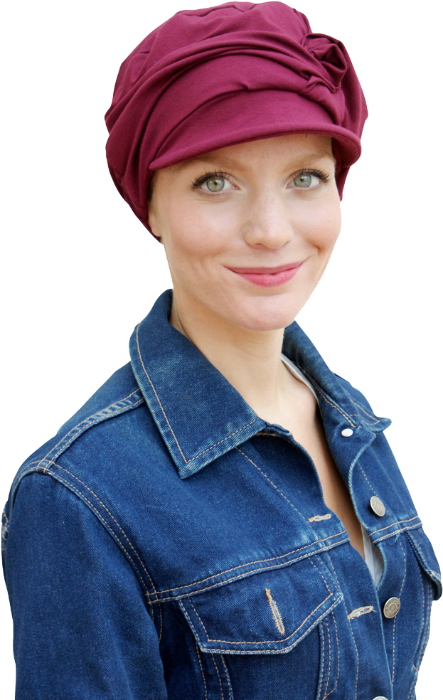 Genevieve Cap Designed By Suburban Turban - Girl (667x1000), Png Download