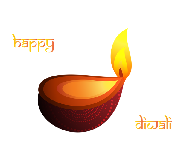 Deepavali Decoration Vector Indian Excellent With - Happy Diwali Background Png (600x530), Png Download