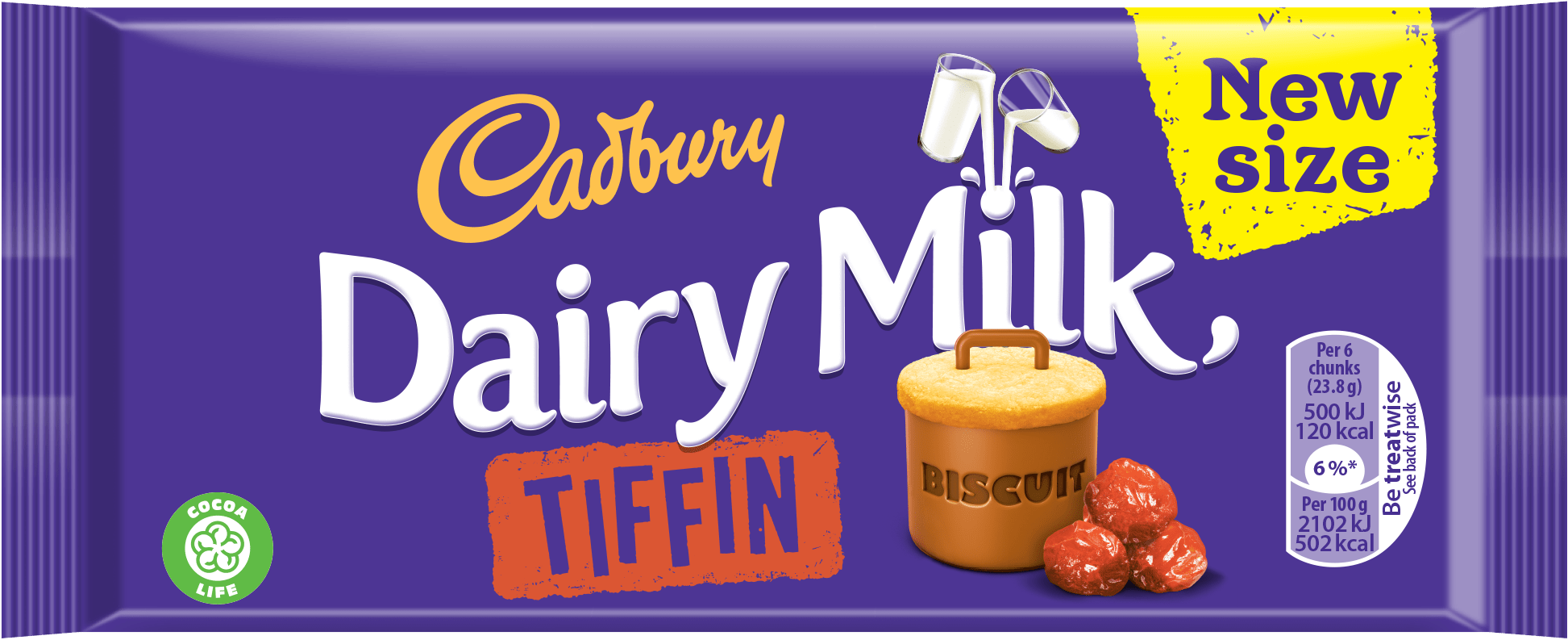 Tiffin Photo - Mondelēz - Dairy Milk Crunchie Bar (900x400), Png Download