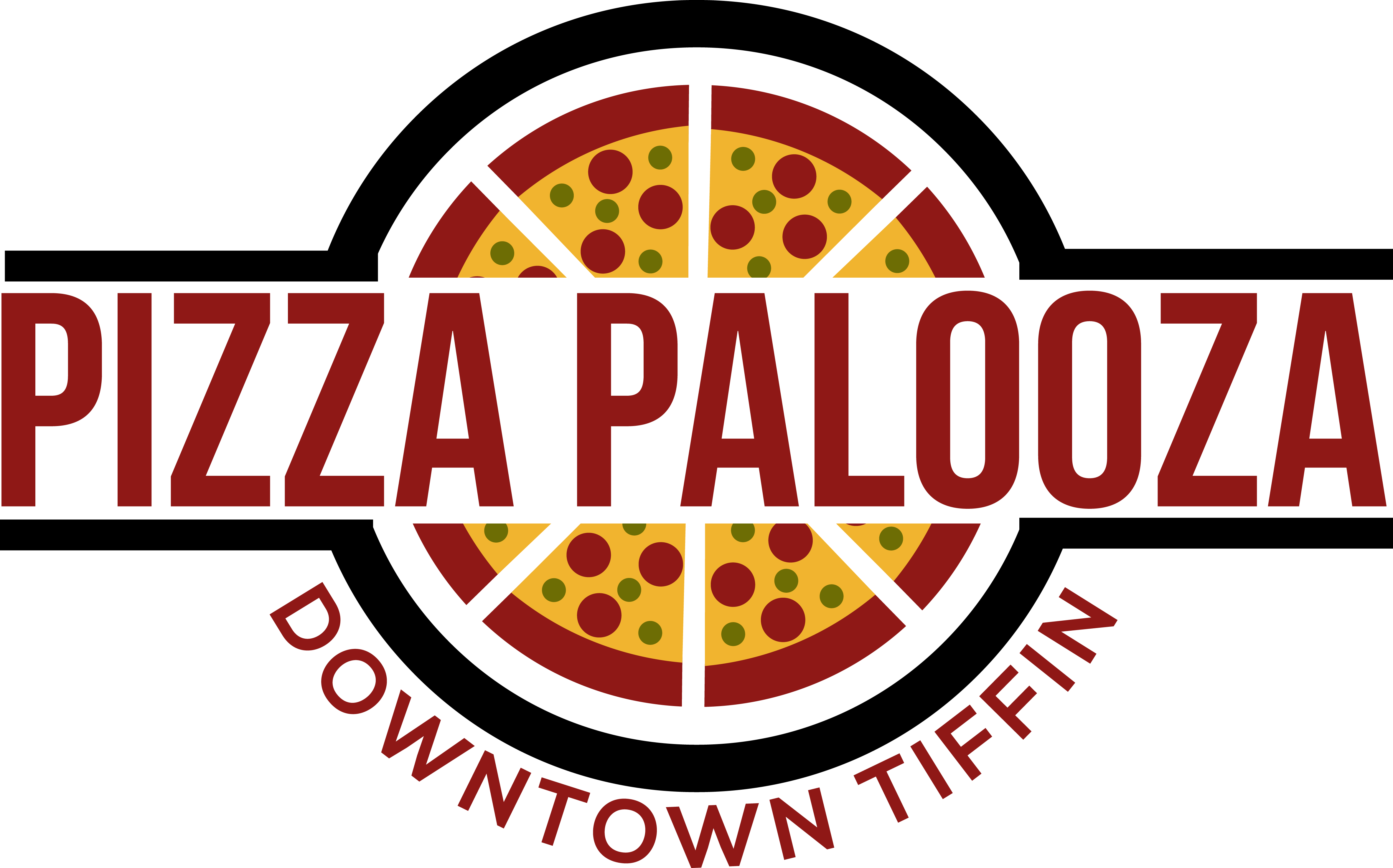 Download Pizza Palooza Logo Restaurant Full Size PNG Image PNGkit