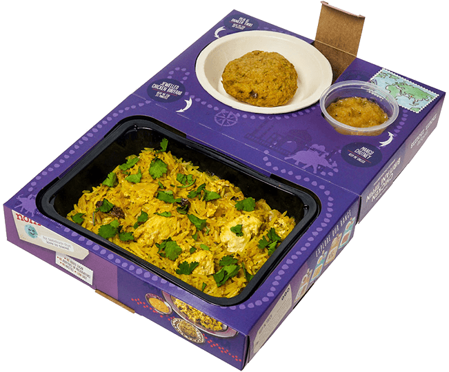 Goldrain Country North Indian Chicken Biriyani Tiffin - Mini+nom+noms Mega Nom Nom's Indian Chicken Biriyani (650x709), Png Download