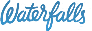 Waterfalls-logo - Wiki (902x358), Png Download