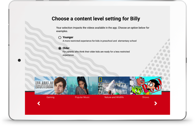 Youtube Kids Age Up - Youtube Kids (639x412), Png Download