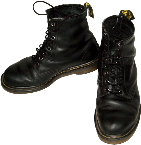 transparent doc martens