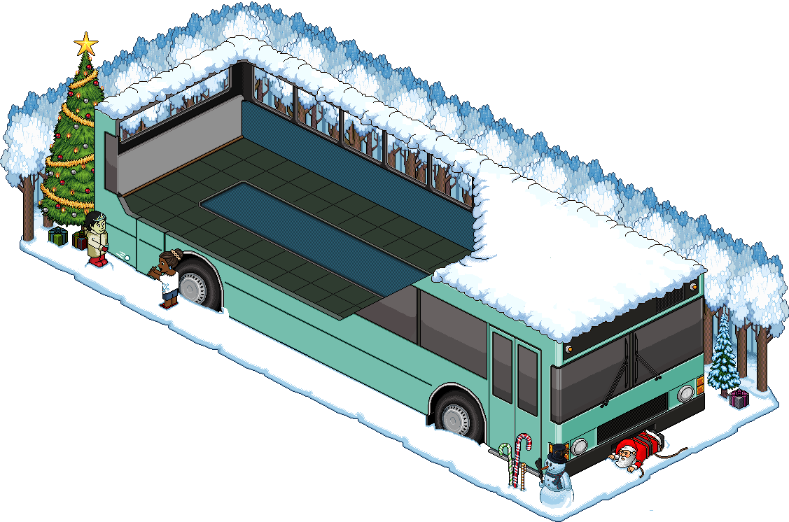 Bus - Ads Habbo Infobus (1127x746), Png Download