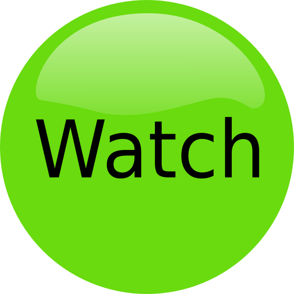 Watch Button Svg Clip Arts 600 X 600 Px (600x600), Png Download