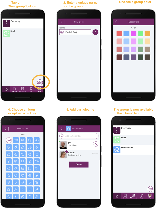 Edit Or Delete A Group - Iphone (618x829), Png Download