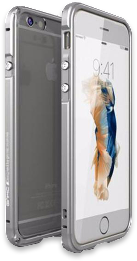 343-aluminum Frame Metal Bumper Case For Iphone V=1502763291 - Abc Aluminium Metal Bumper Frame + Pc Clear Back Case (620x620), Png Download