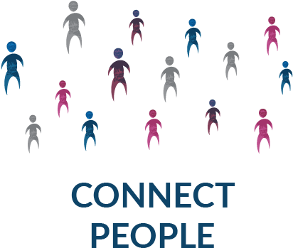 Btn Connect People - Connect People Png Logo (560x400), Png Download