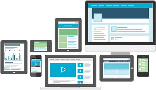 Using The Latest Design, Content Management And E-commerce - Responsive Ecommerce Image Banner (557x333), Png Download