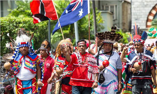First Peoples - First Peoples Holiday Trinidad And Tobago (1100x384), Png Download