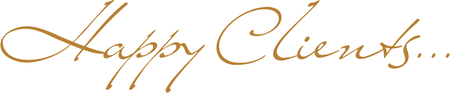 Happy Clients Wedding - Wedding (1436x298), Png Download