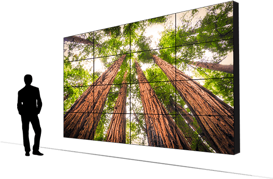Lcd Video Walls - Liquid-crystal Display (550x474), Png Download