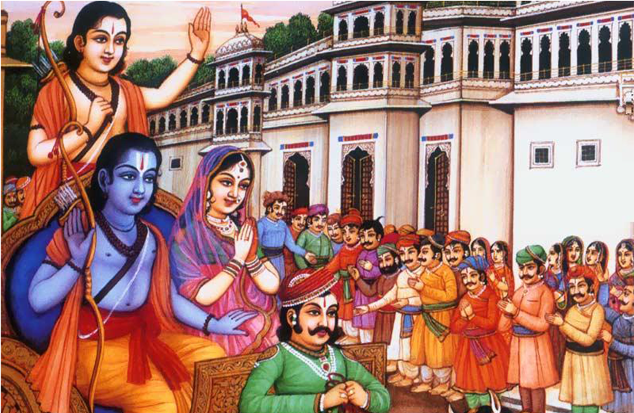 This Story Is About The Prince Of Ayodhya Nagri - Lord Rama Going To Exile (1200x600), Png Download