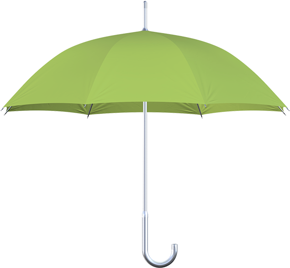 Aluminum Umbrella Lime - Green Umbrella Png (600x553), Png Download
