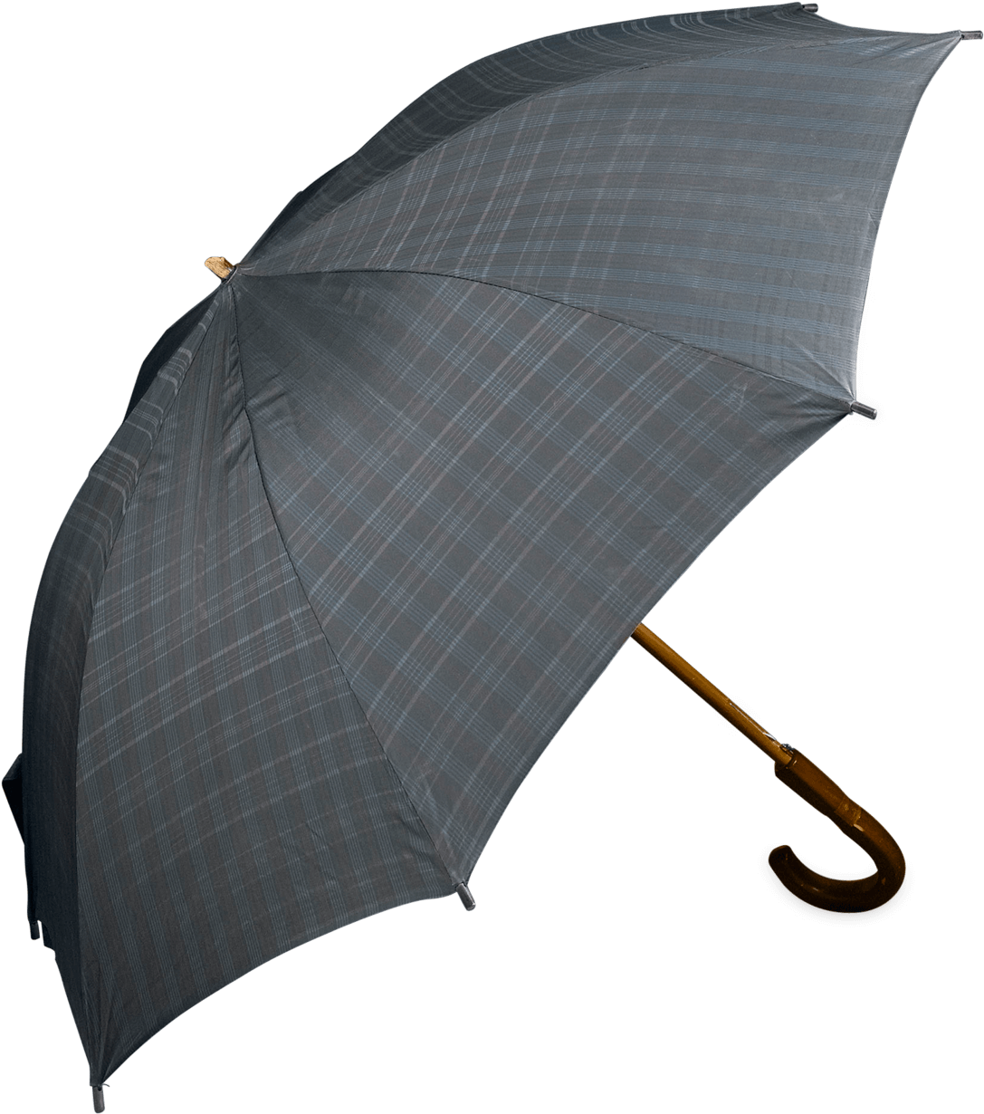 Fine Plaid Umbrella - Umbrella (1750x1400), Png Download