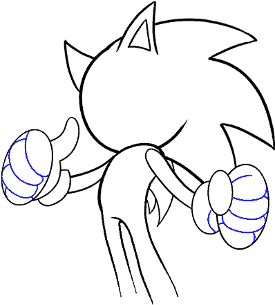 Drawn Hedgehog Ball Drawing - Drawing (678x600), Png Download