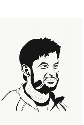 Gurus Of Indian Cricket - Illustration (371x480), Png Download