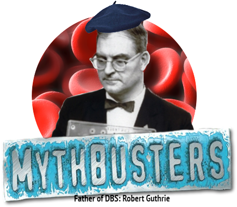 Mythbuster - Dr - Guthrie - Mythbusters (484x412), Png Download