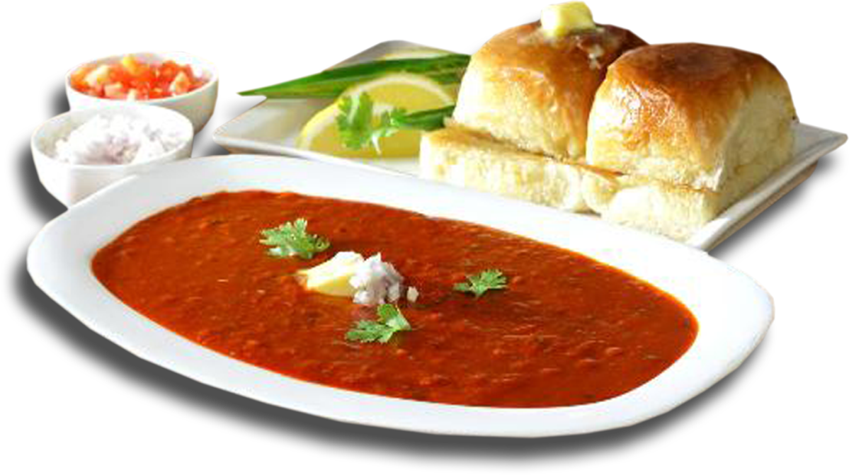 Indian Mumbai Street Food - Pav Bhaji Images Png (1199x671), Png Download