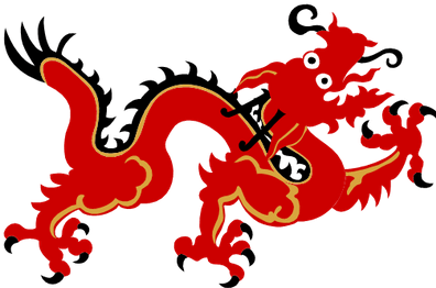 Chinese Red Dragon - Chinese Dragon Clipart (400x400), Png Download