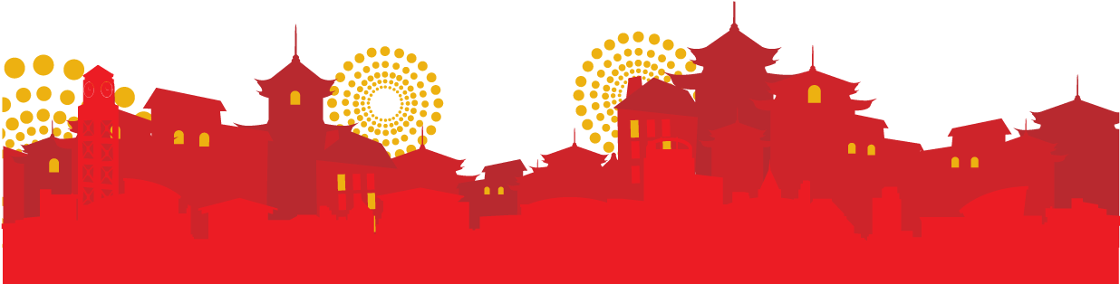 Wallpaper Bright - Chinese Lantern Festival Png (1250x550), Png Download