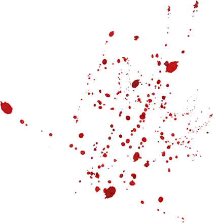 Blood Splatter - Blood (420x440), Png Download