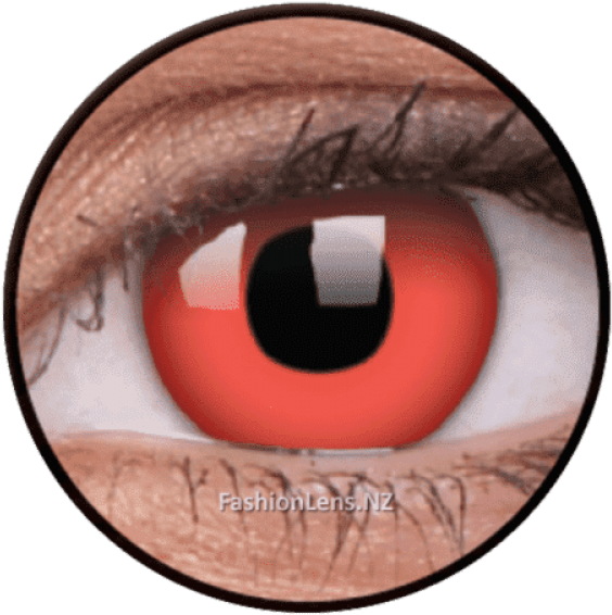Crazy Lens - Red Devil - Contact Lenses (600x600), Png Download