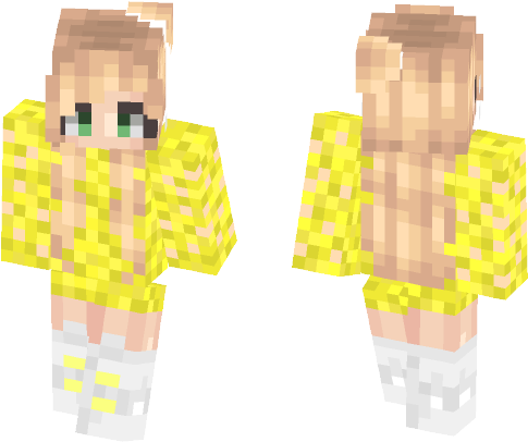 Happy New Year ♥ - Skin Minecraft Izumi Sagiri (584x497), Png Download