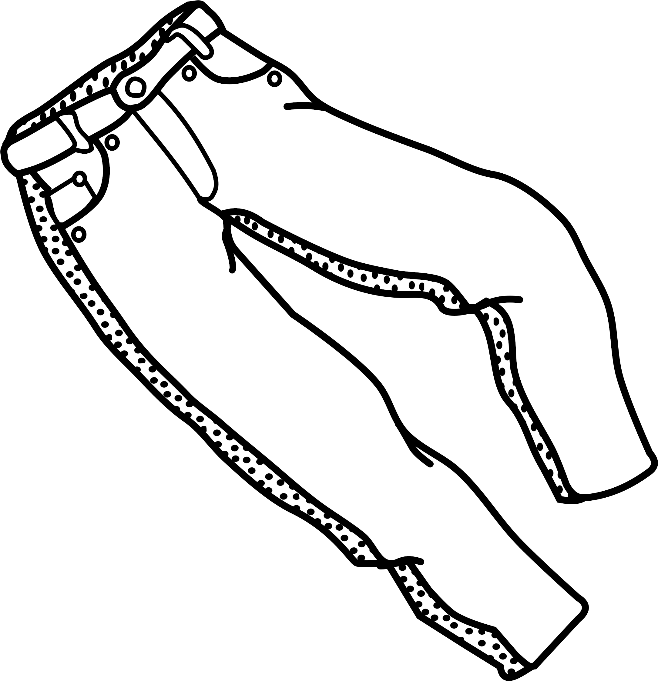 This Free Icons Png Design Of Trousers (2323x2400), Png Download