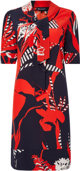 Shirt Dress Wool Womens Wrap Designer Work - Dress (460x611), Png Download