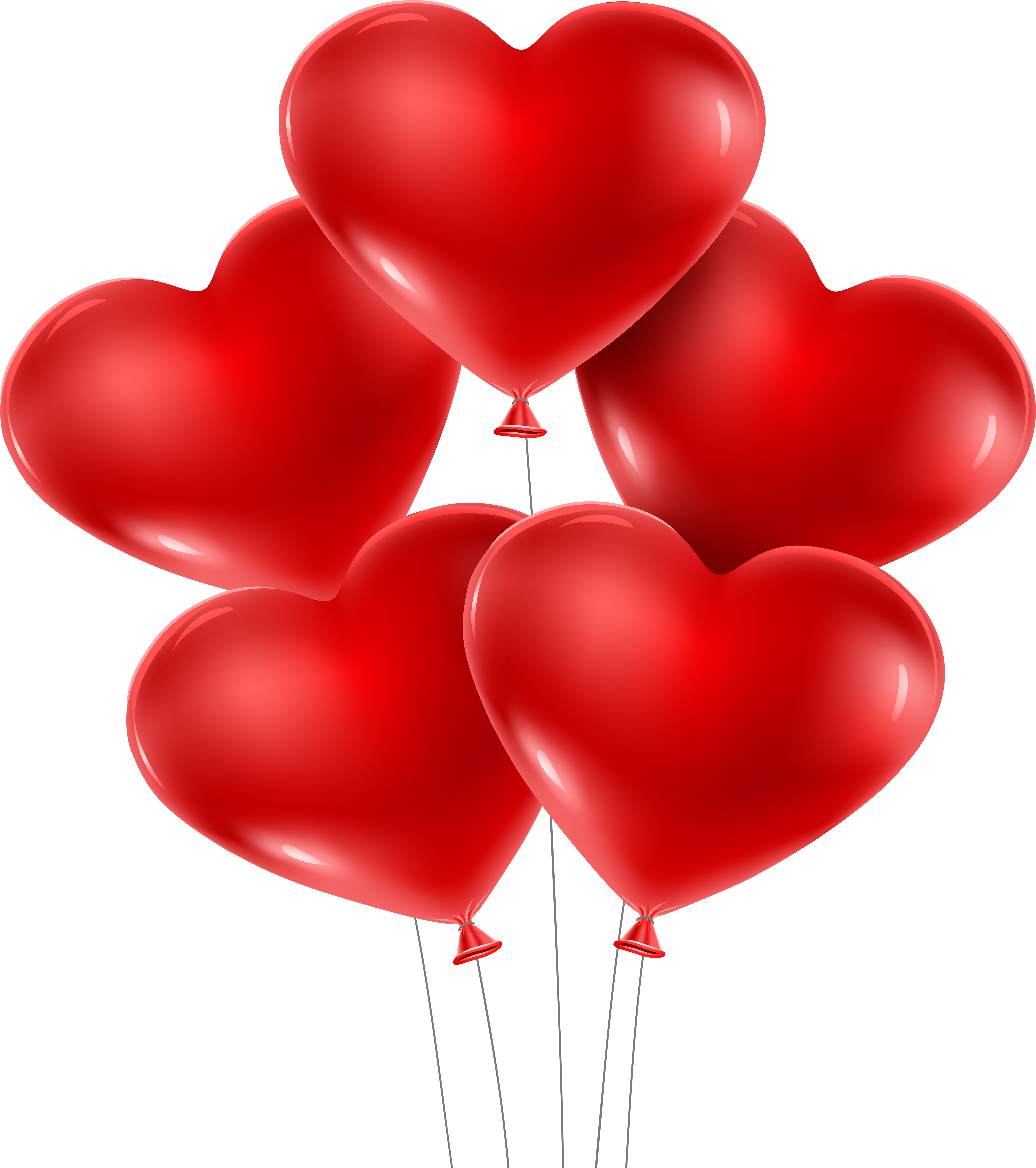 Love Balloons Png (7138x8000), Png Download