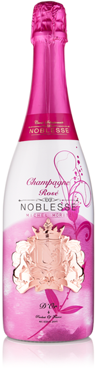 The Finish Disappears As If By Magic And Hallmarks - Noblesse By Michel Moritz Champagne Rose D'or (200x740), Png Download