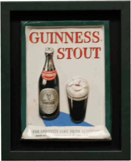 Custom Framing - Guinness (640x673), Png Download