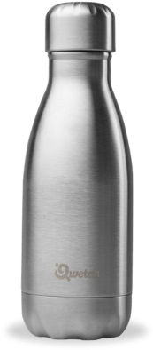 Inox Drinking Bottle - Brushed Stainless Steel Bottle (472x560), Png Download