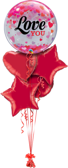 Love Balloons - 9" Sapphire Blue Solid Color Star Airfill - Mylar Balloons (286x686), Png Download