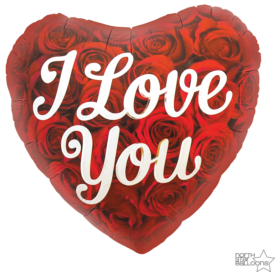 I Love You Roses 18 In* (1000x1000), Png Download