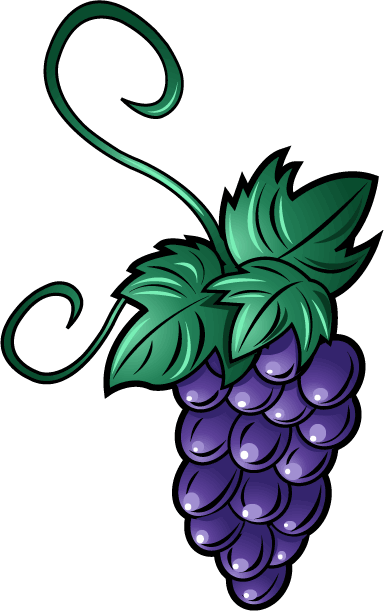 At Getdrawings Com Free For Personal Use - Bunch Of Grapes Clip Art (384x611), Png Download